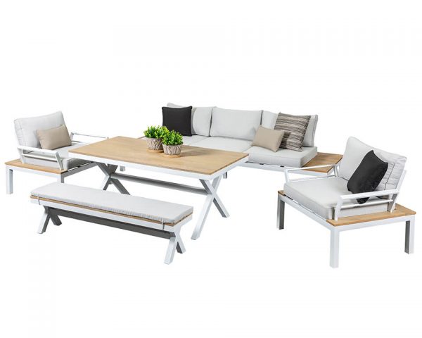 Porto Dining Sofa Set | Segals Outdoor Furniture