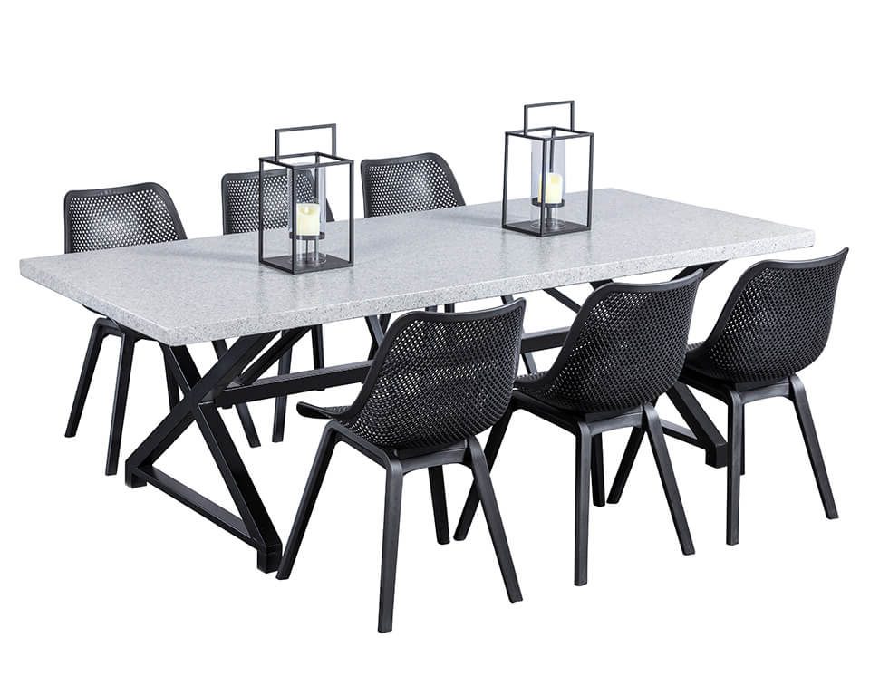 Capri 2.8m GRC Table  Segals Outdoor Furniture