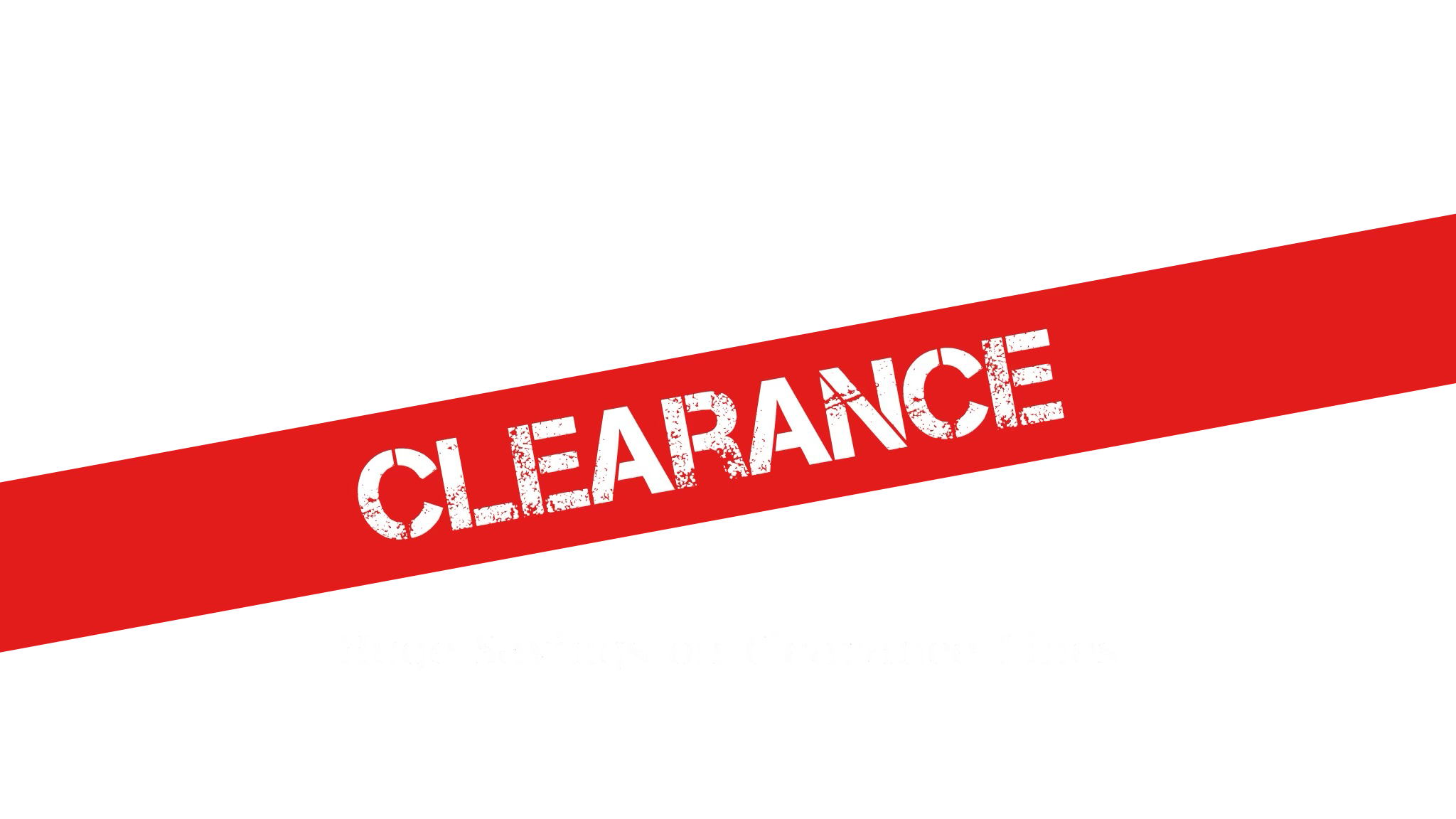 Clearance Sale